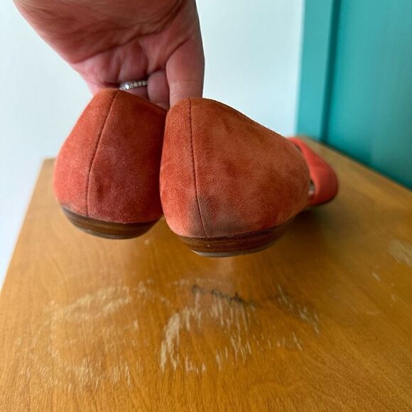 Eileen Fisher Women’s Asha-su Terracotta Spice Mesh and Plush Suede Almond Toe F - Picture 6 of 12
